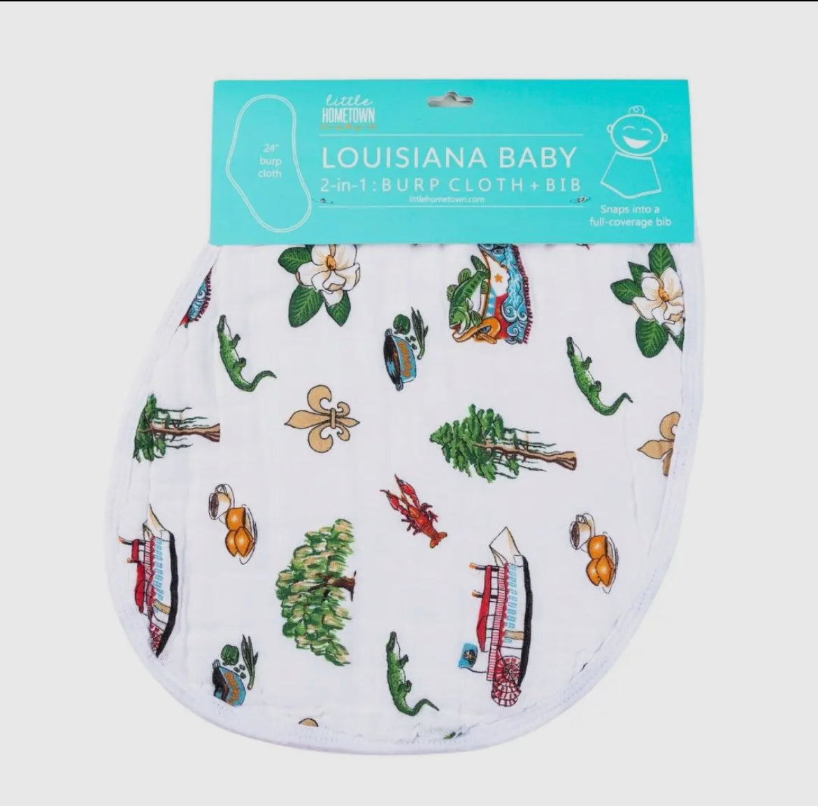 Louisiana Burp and Bib