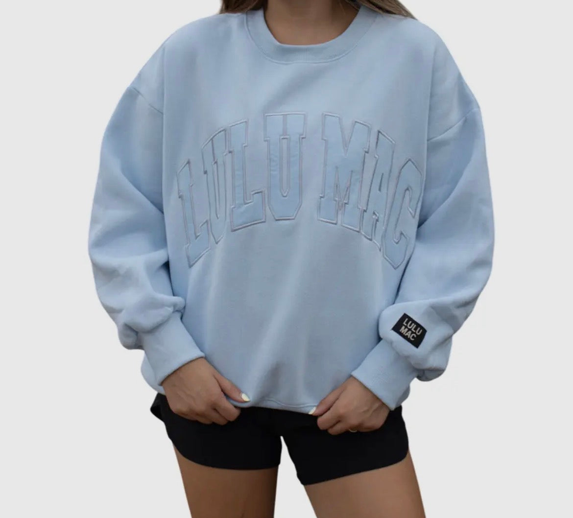 Lulu Mac Light Blue Sweatshirt