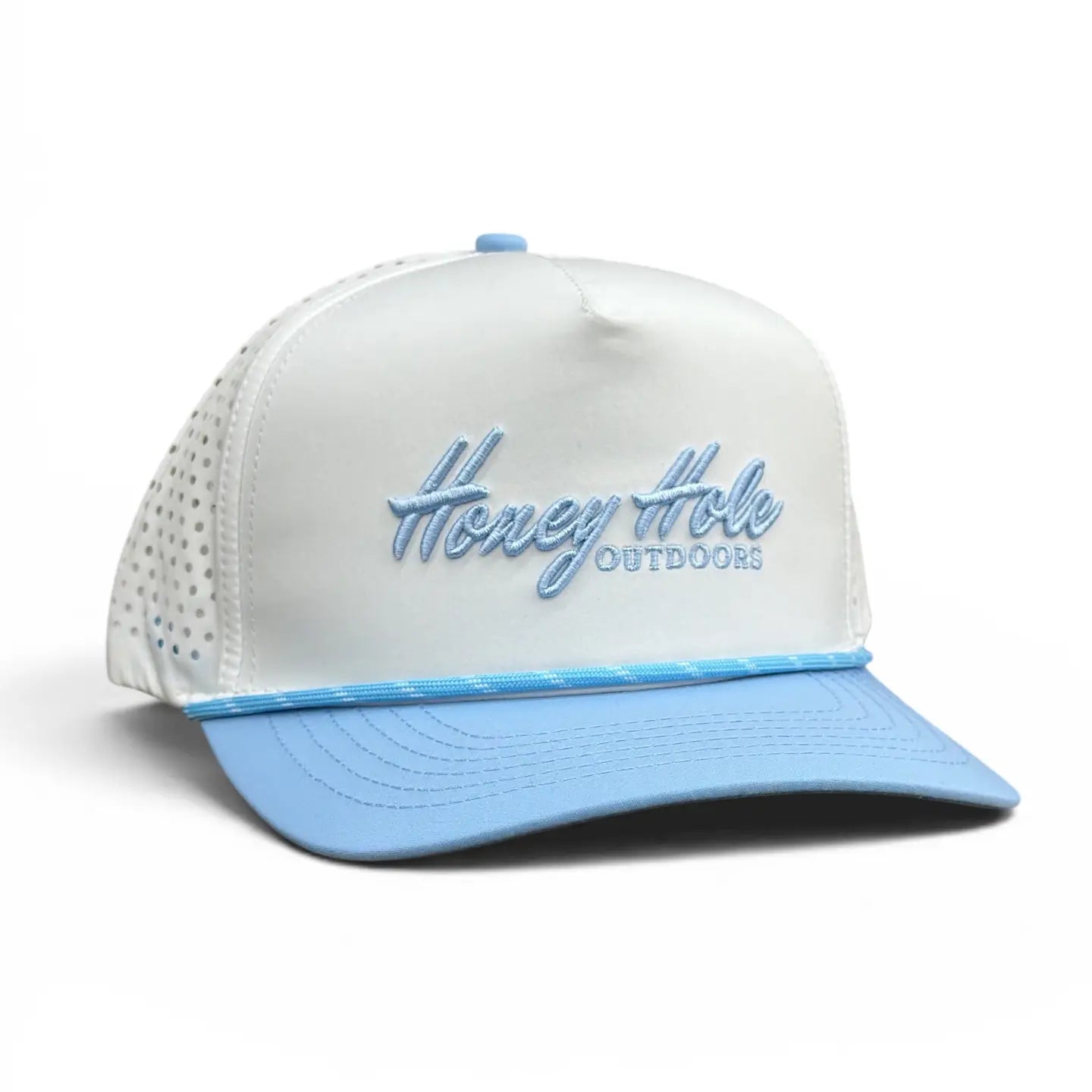 Honey Hole Performance Rope Hat - Heritage - White Lt Blue