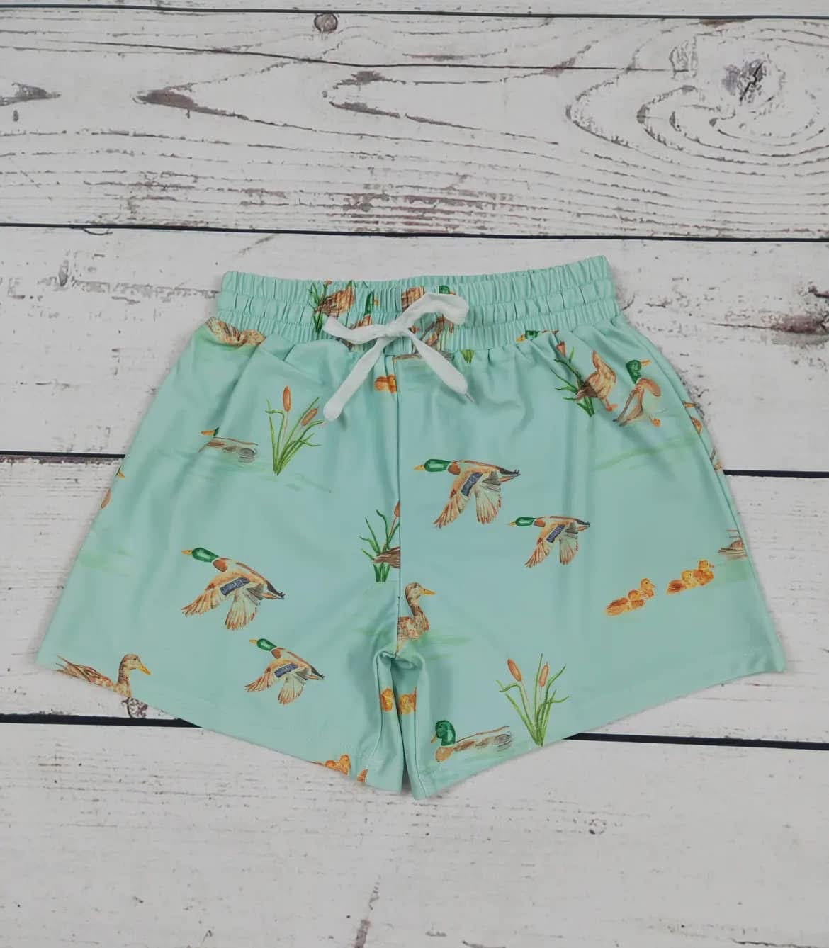 Boys Green Mallard Swim