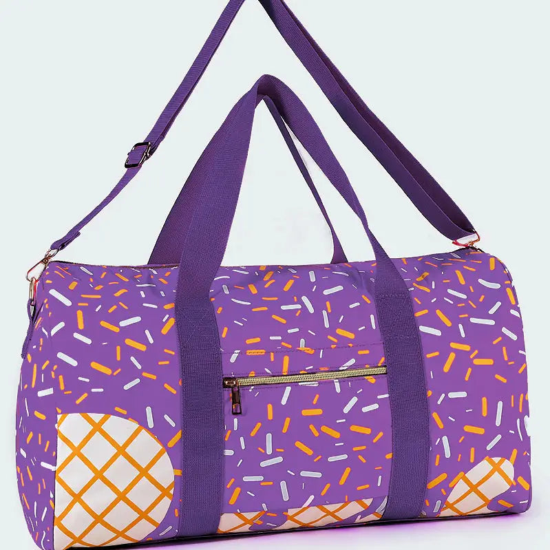 Purple Drip Duffle