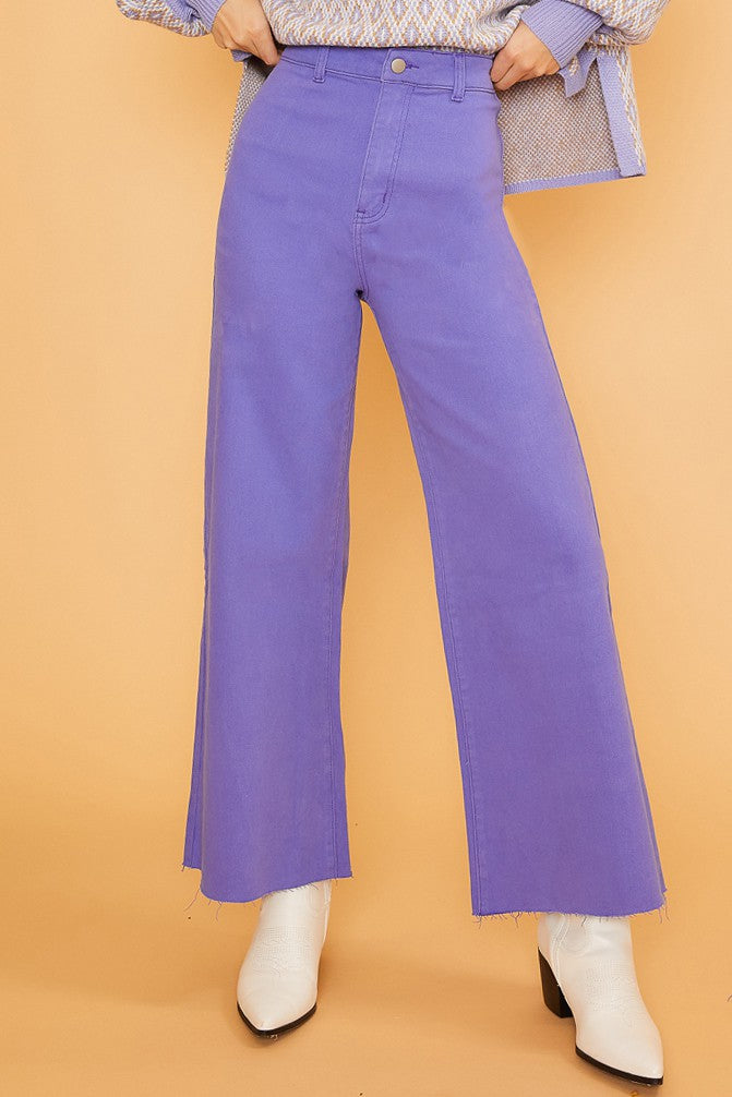 Peri Stretch Wide Leg Denim