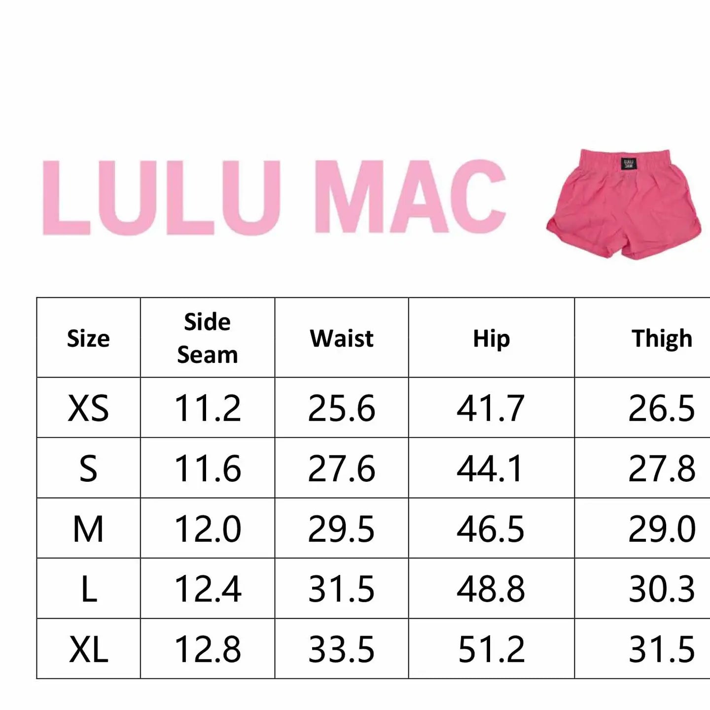 Lavender Lulu Mac Shorts