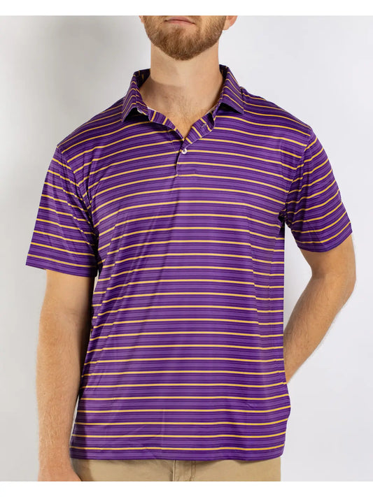 Men's Sideline Stripe Performance Polo
