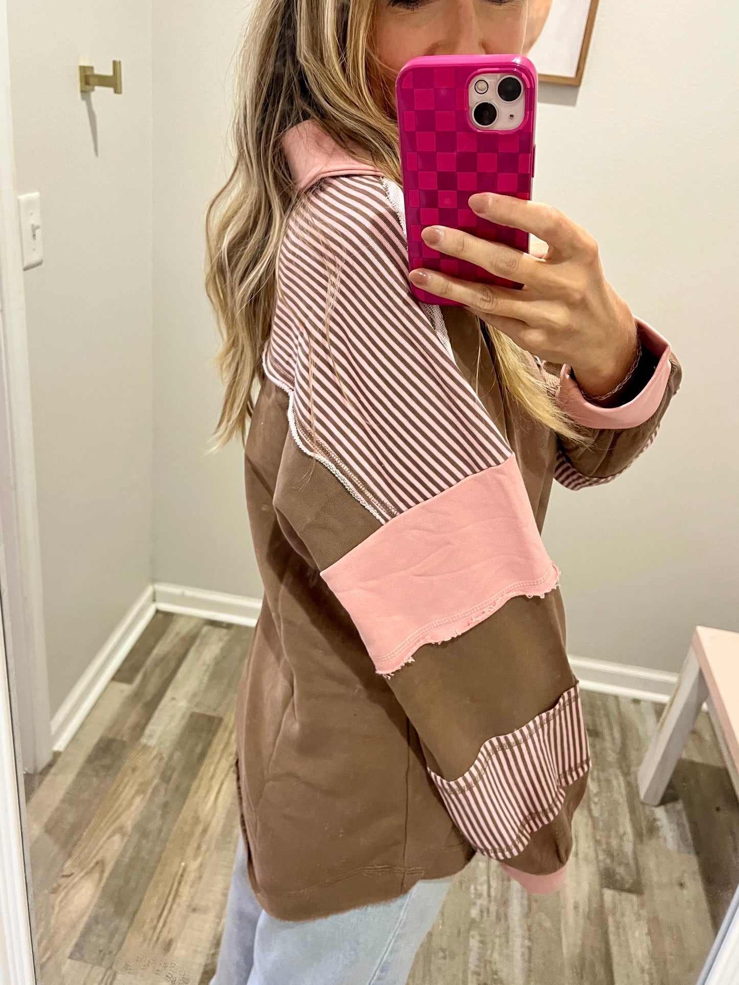 Mocha Oversized Knit Top