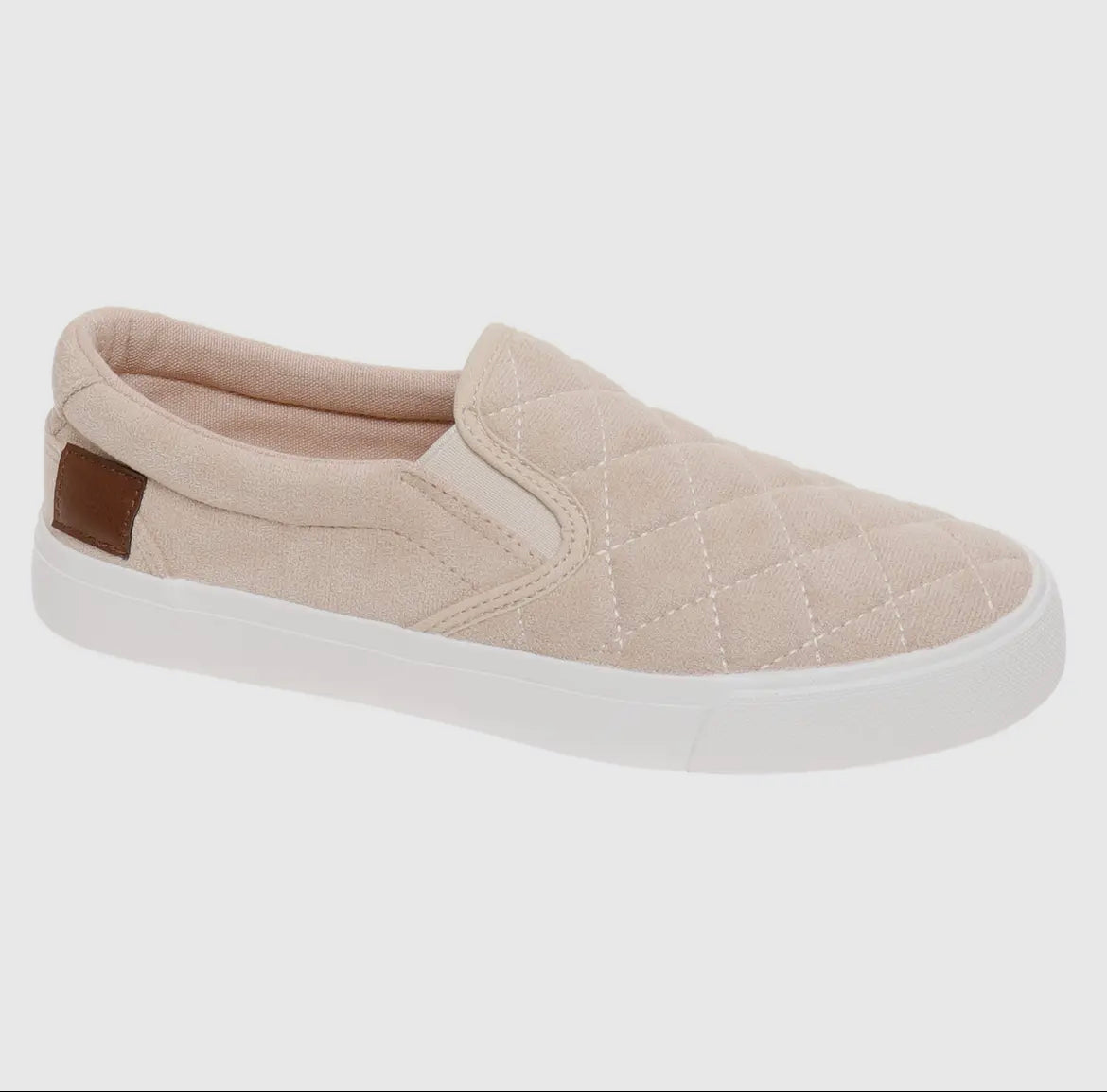 Chloe Beige Slip Ons