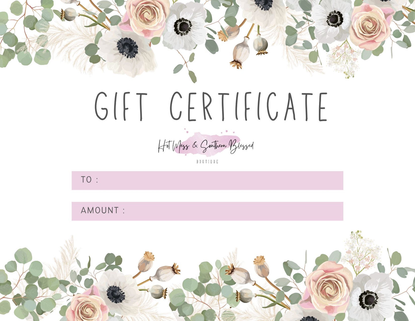Gift Certificate