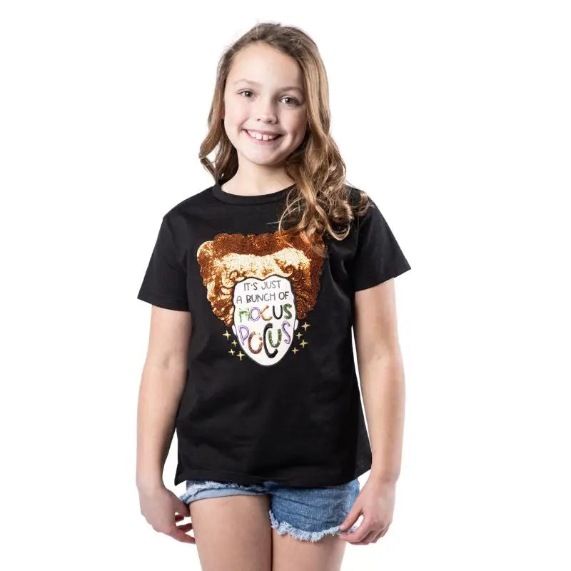 Kids Hocus Pocus Sequin Tee