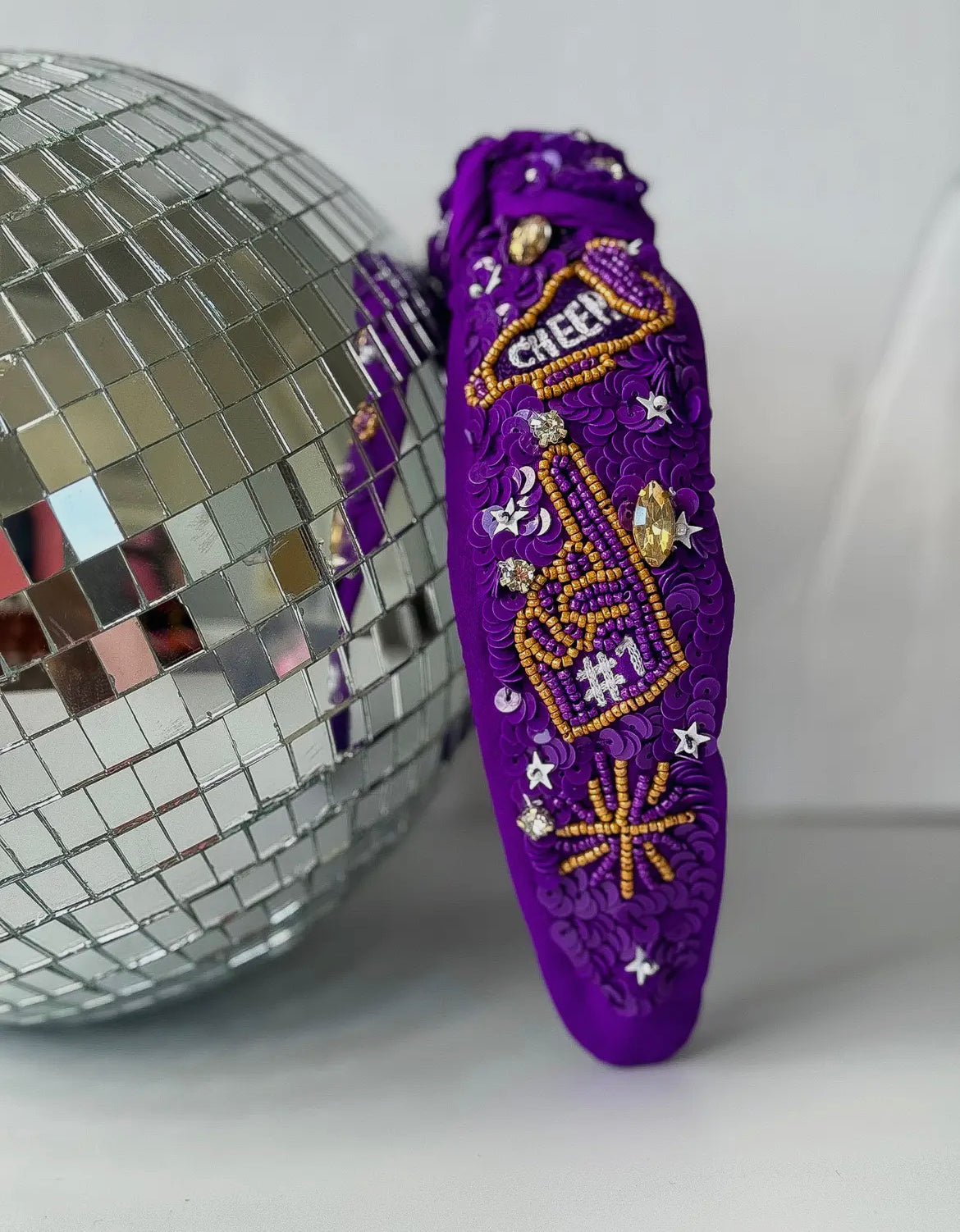 Purple/Gold Game Day Headband