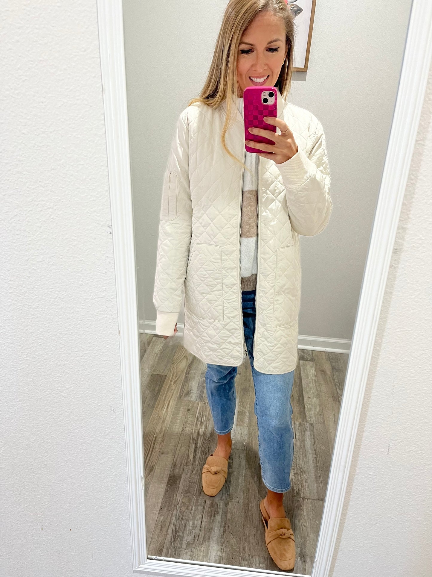 Textured Tunic Jacket