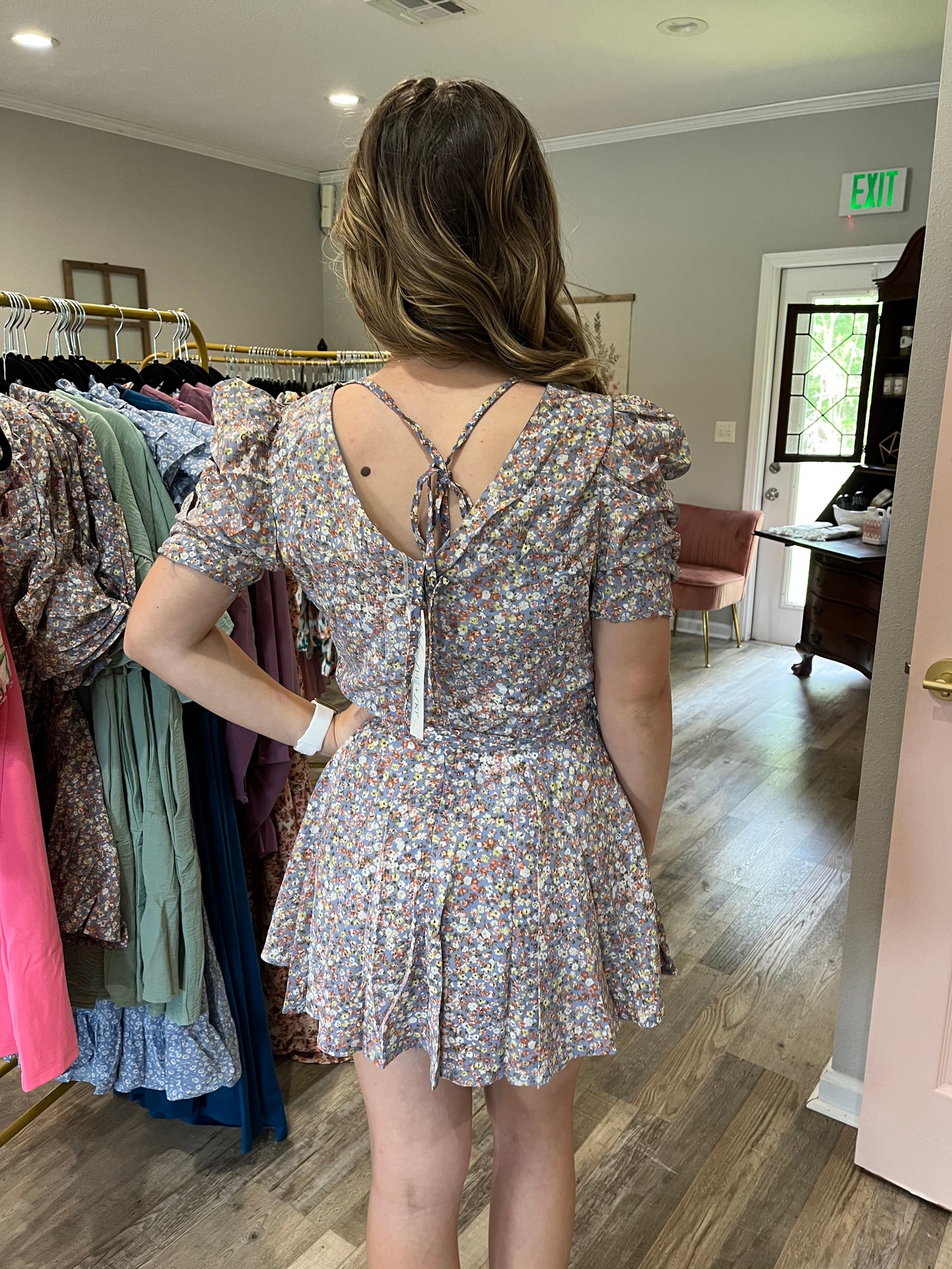 Floral Flare Romper