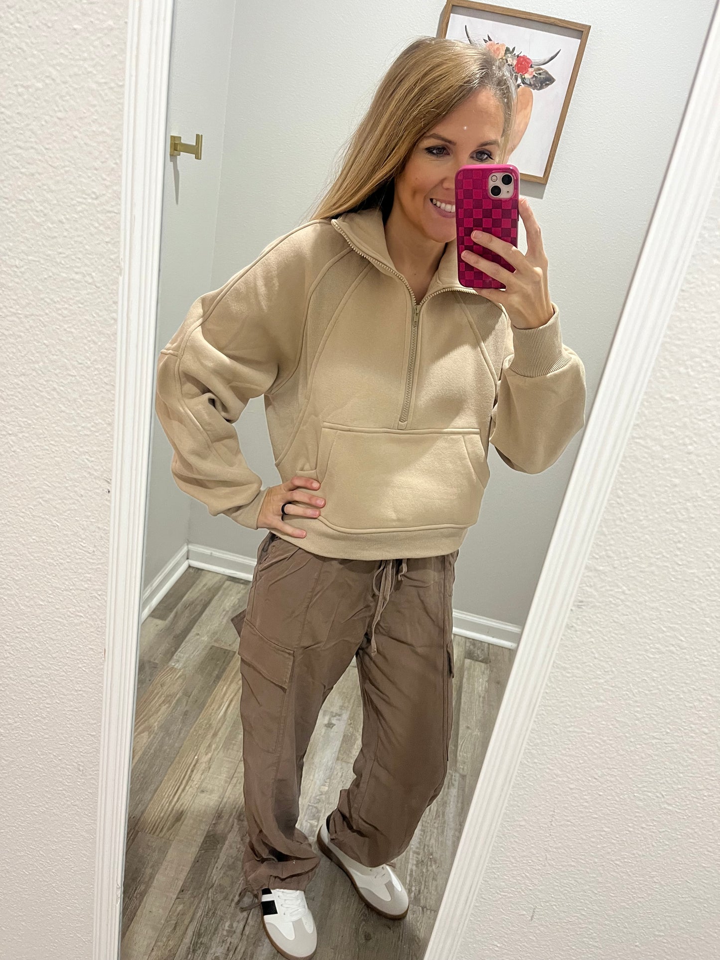 High Waist Cargo Joggers
