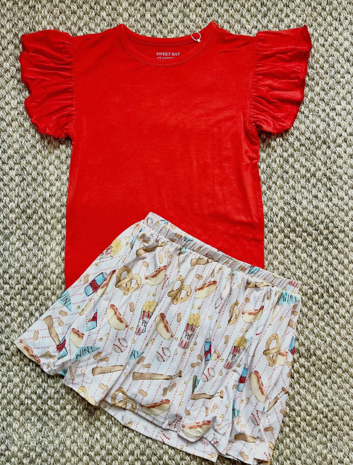 Baseball Snacks Skort