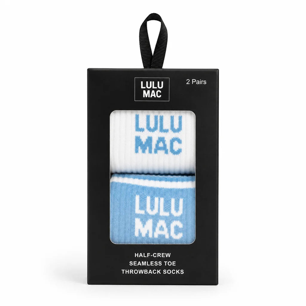 Lulu Mac Light Blue Sock