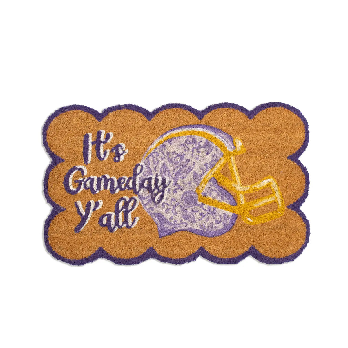 Gameday Y'all Coir Doormat