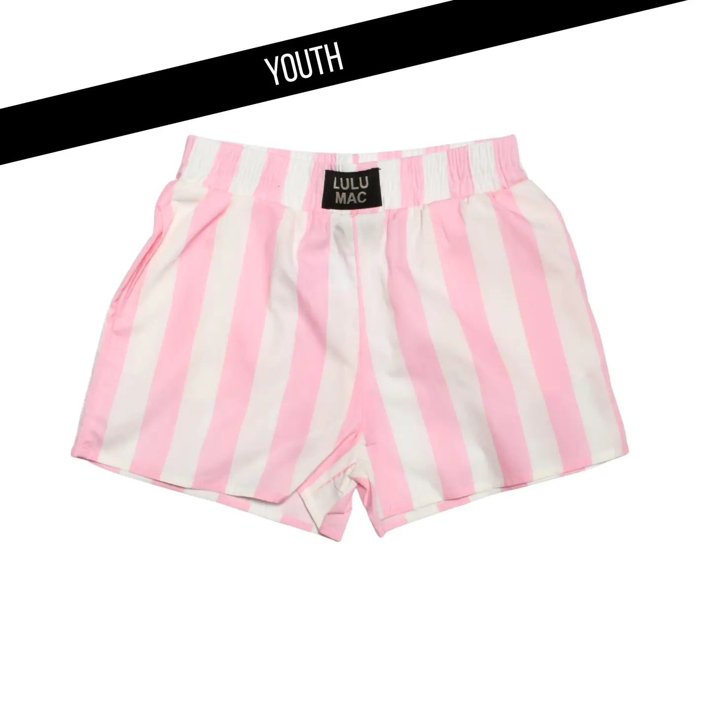 Youth Lulu Mac Light Pink Darby Kids Shorts
