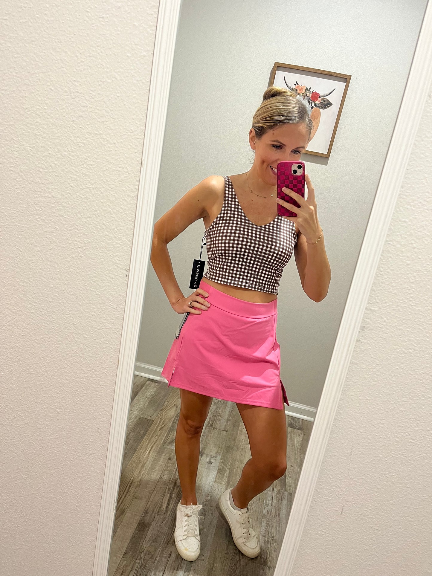 Bubblegum Tennis Skort