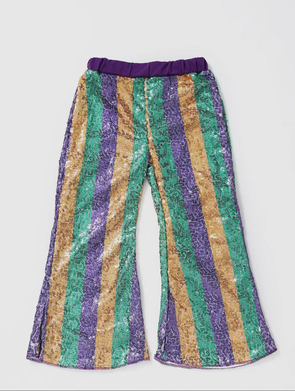 Sequin Stripe Mardi Pants