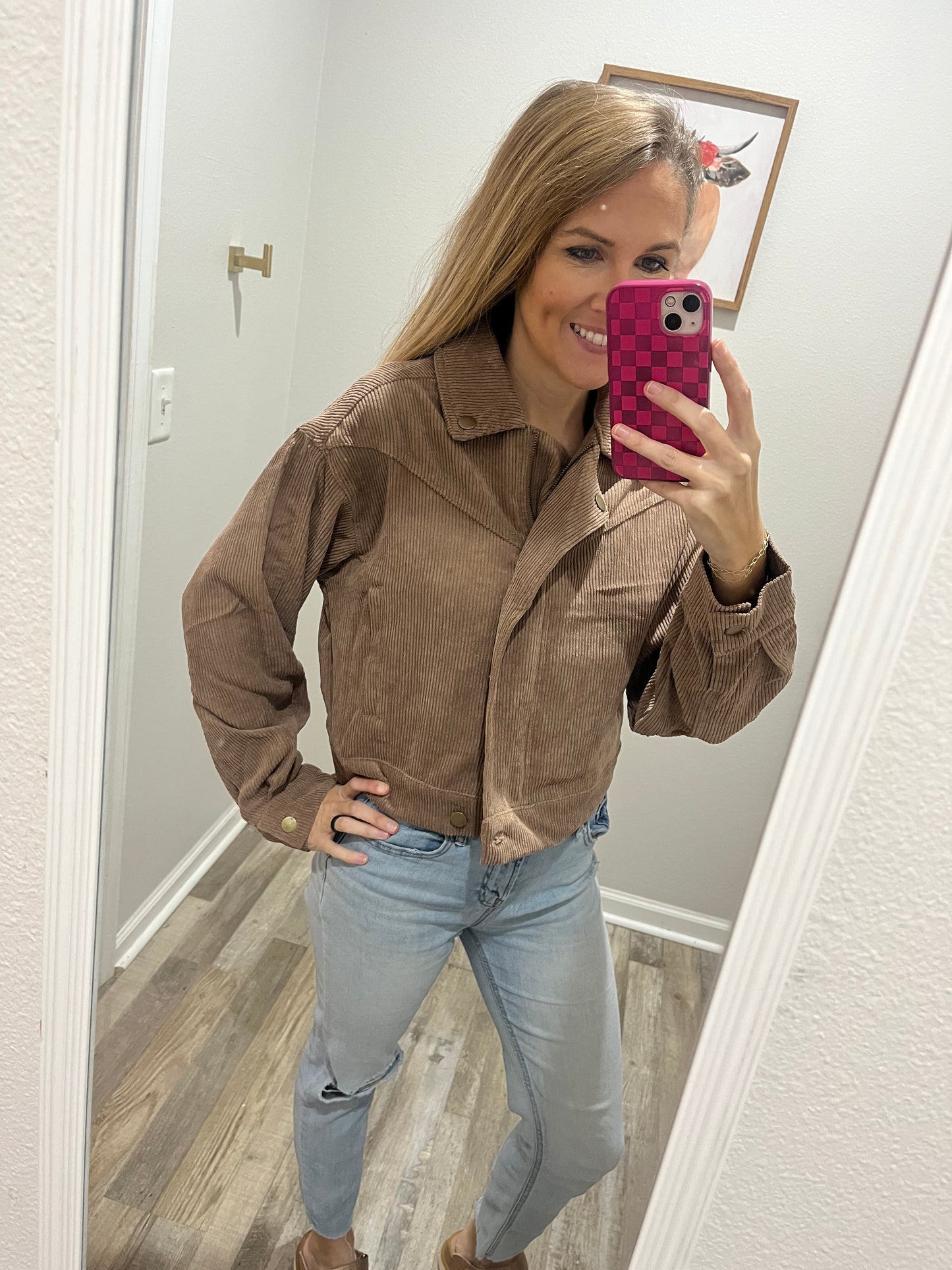 Corduroy Moto Jacket