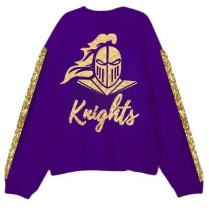 Sequin Knights Pullover