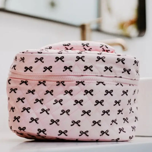 Black Bows Cosmetic Bag
