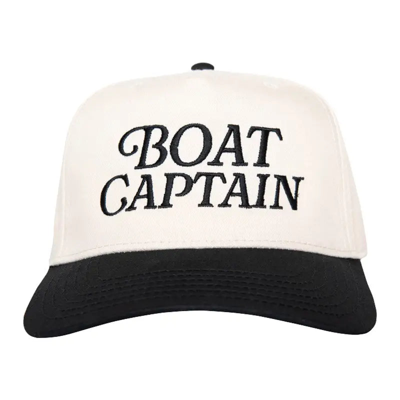 Boat Captain Two-Toned Retro Hat