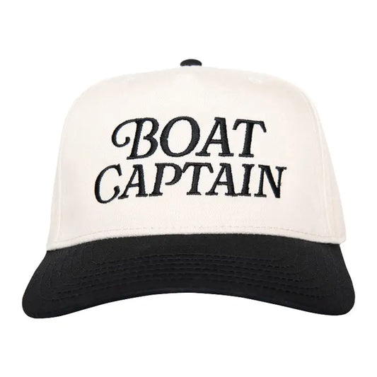 Boat Captain Two-Toned Retro Hat