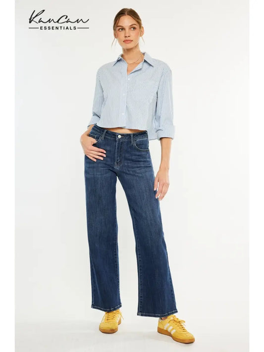 KanCan Dark Wide Leg