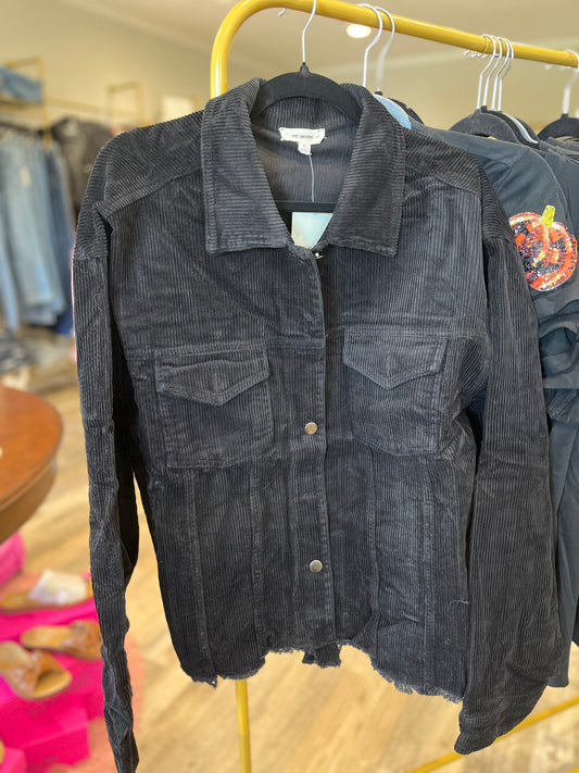 Plus Midnight Corduroy Jacket