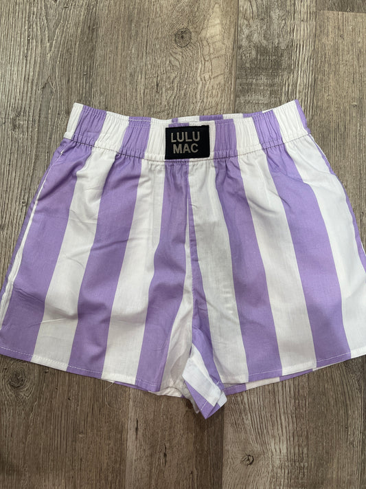 Lulu Mac Lavender Darby Kids Shorts