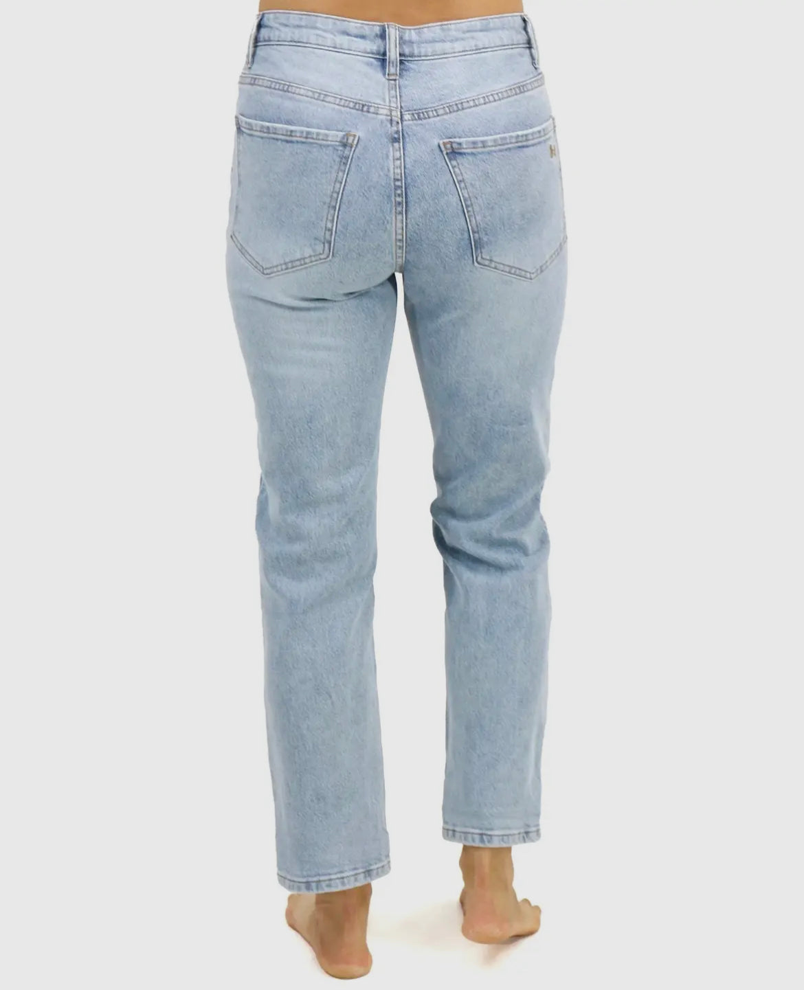 Non Distressed Girlfriend Jeans