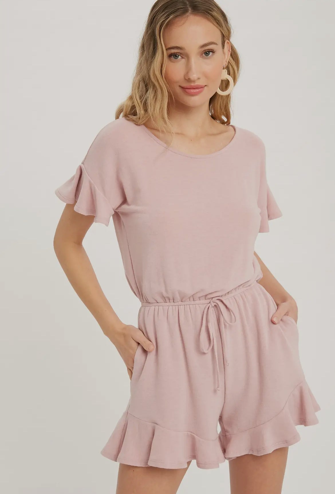 Rose Ruffle Romper
