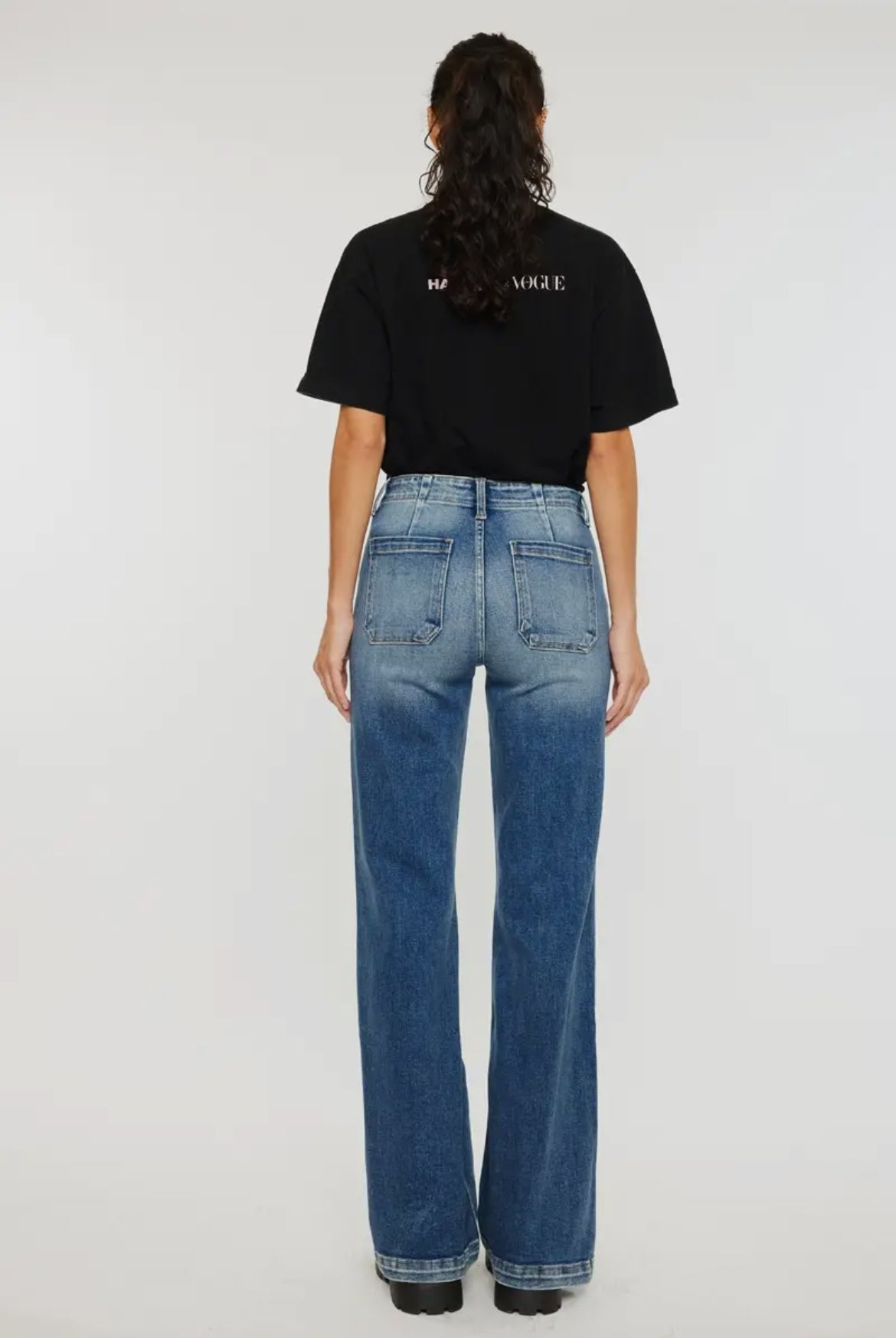 KanCan High Rise Wide Flare