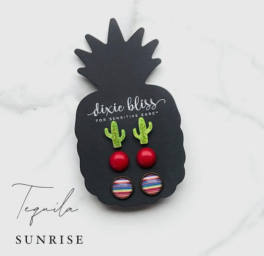 Tequila Sunrise Earrings