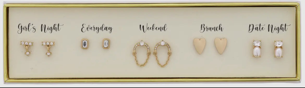 5 Day Earring Set