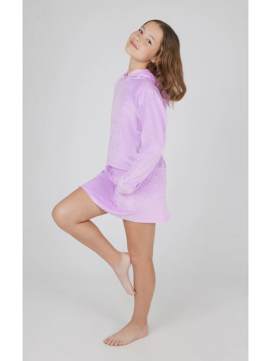 Tween Lavender Velour Set