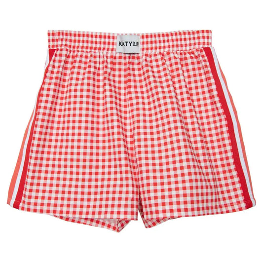 Red Plaid Boxer Short