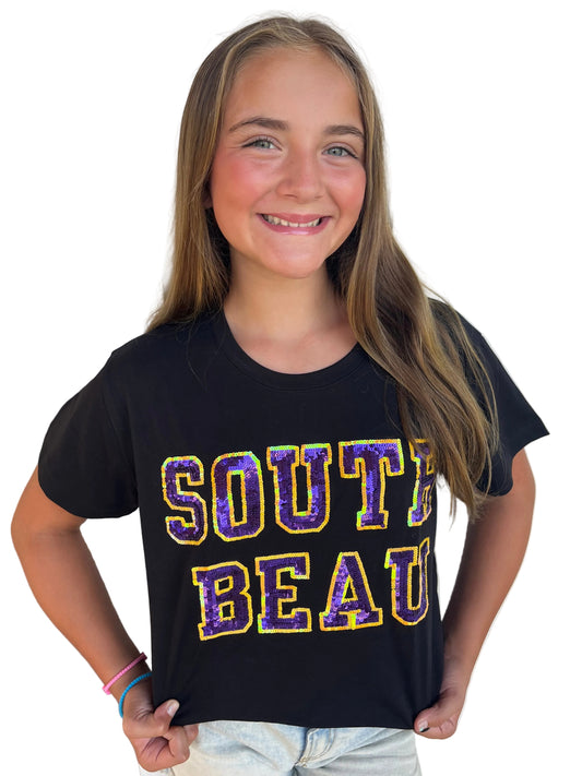 Sequin South Beau Tee