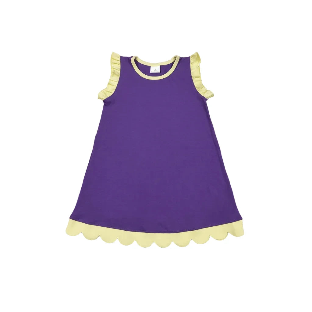 Game Day Scallop Dress