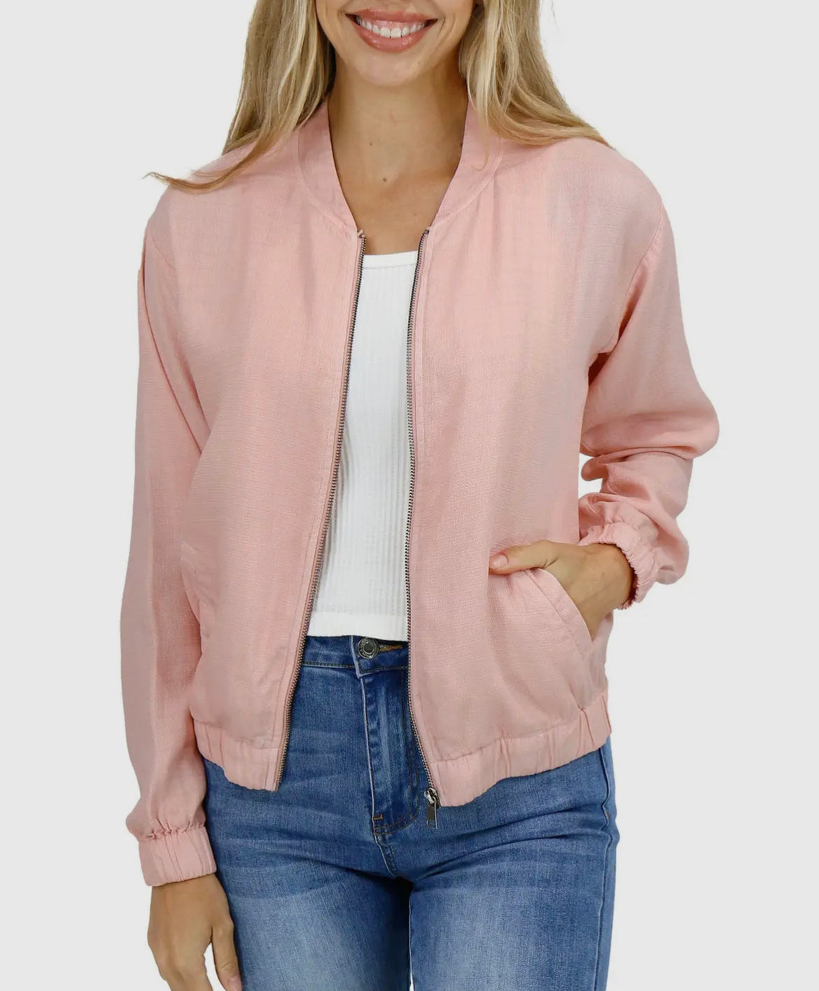 Tencel™ Baseball Jacket