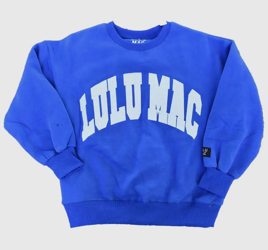 Lulu Mac Royal/White Sweatshirt