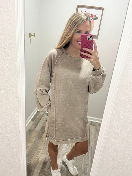 Callie French Terry Dress