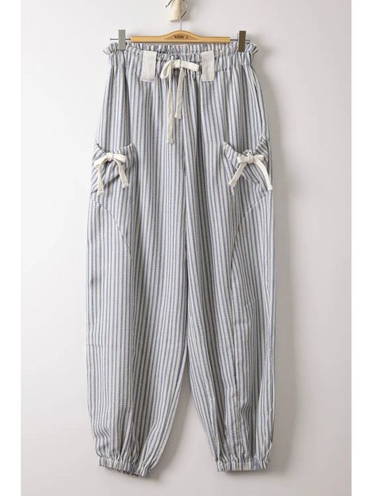 Kara Bow Stripe Pants