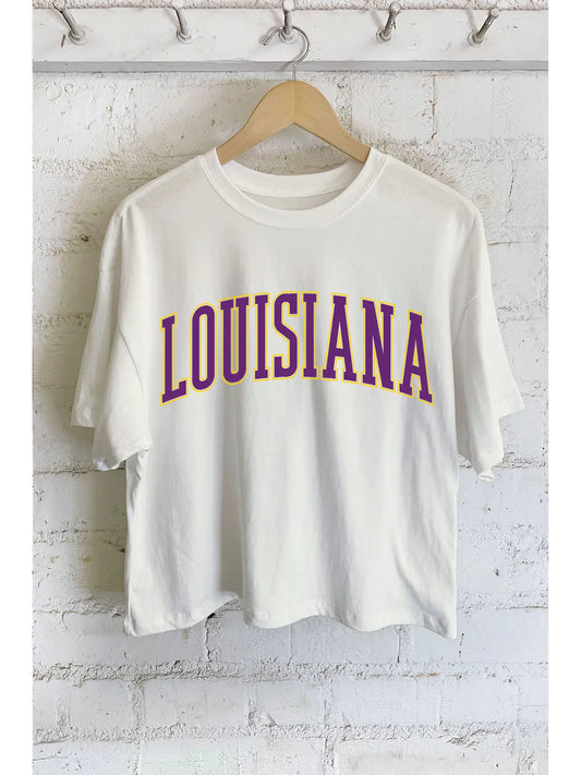 Louisiana Puff Graphic Top