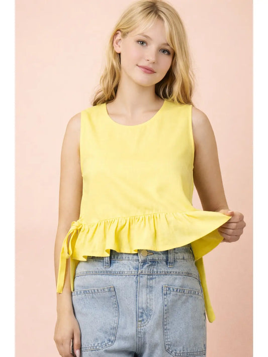 Sunny Ruffle Top