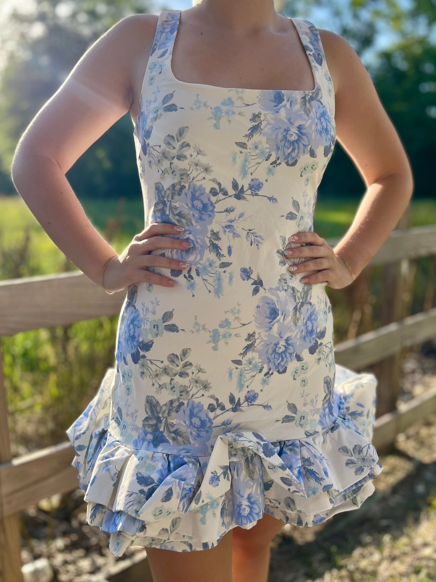 Floral Charm Bubble Dress