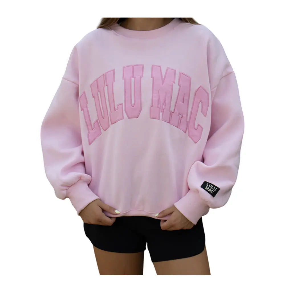 Mono Pink Lulu Mac Sweatshirt