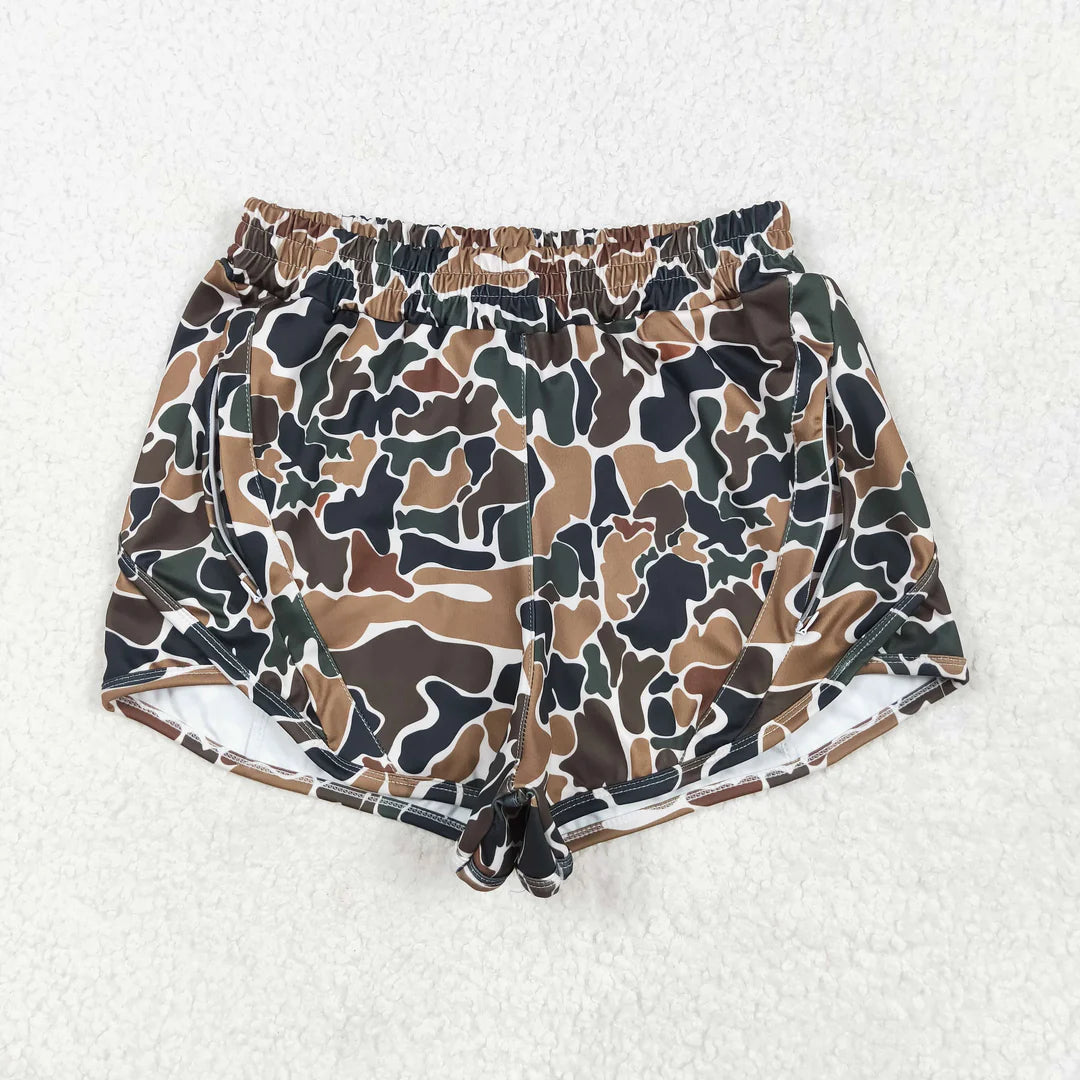 Women's Camo Athletic Shorts