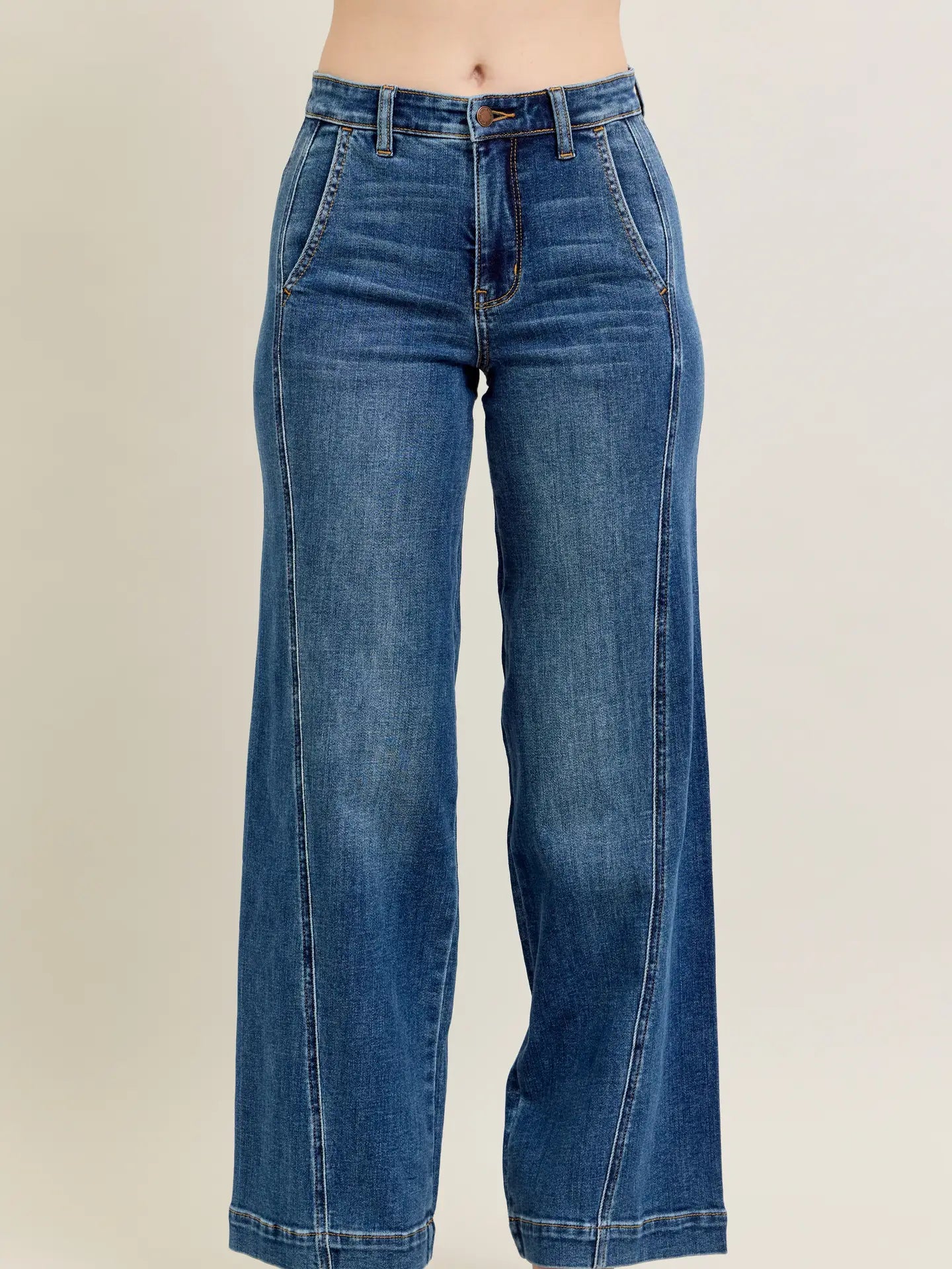 Judy Blue High Waisted Trouser Wide Leg