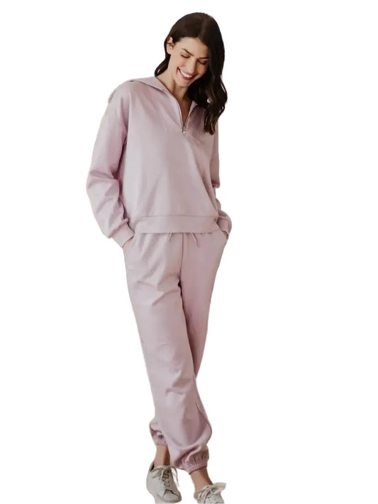 Blush Scuba Pants Set